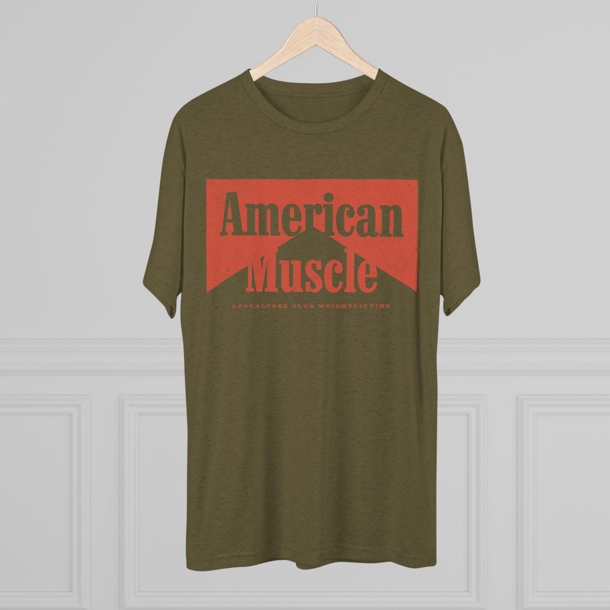 Western American Muscle Tri-Blend T-Shirt