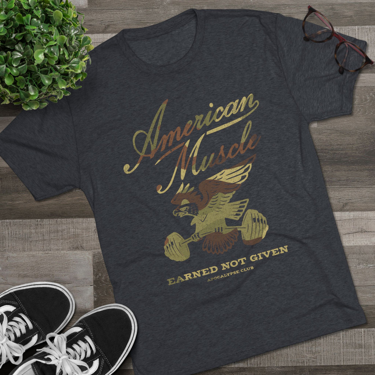 Camo Emblem Tri-Blend T-Shirt