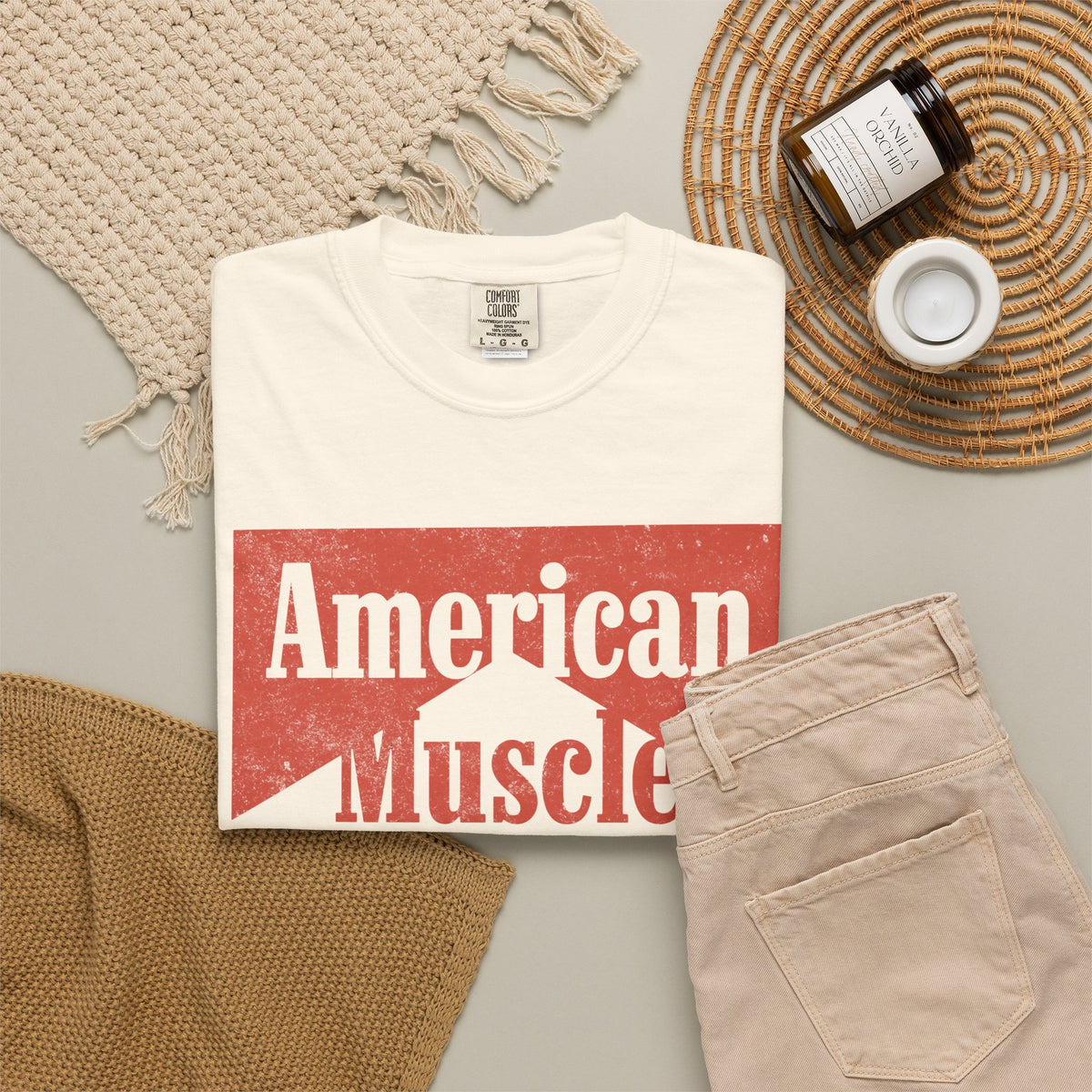 Fall Western American Muscle Premium T-Shirt