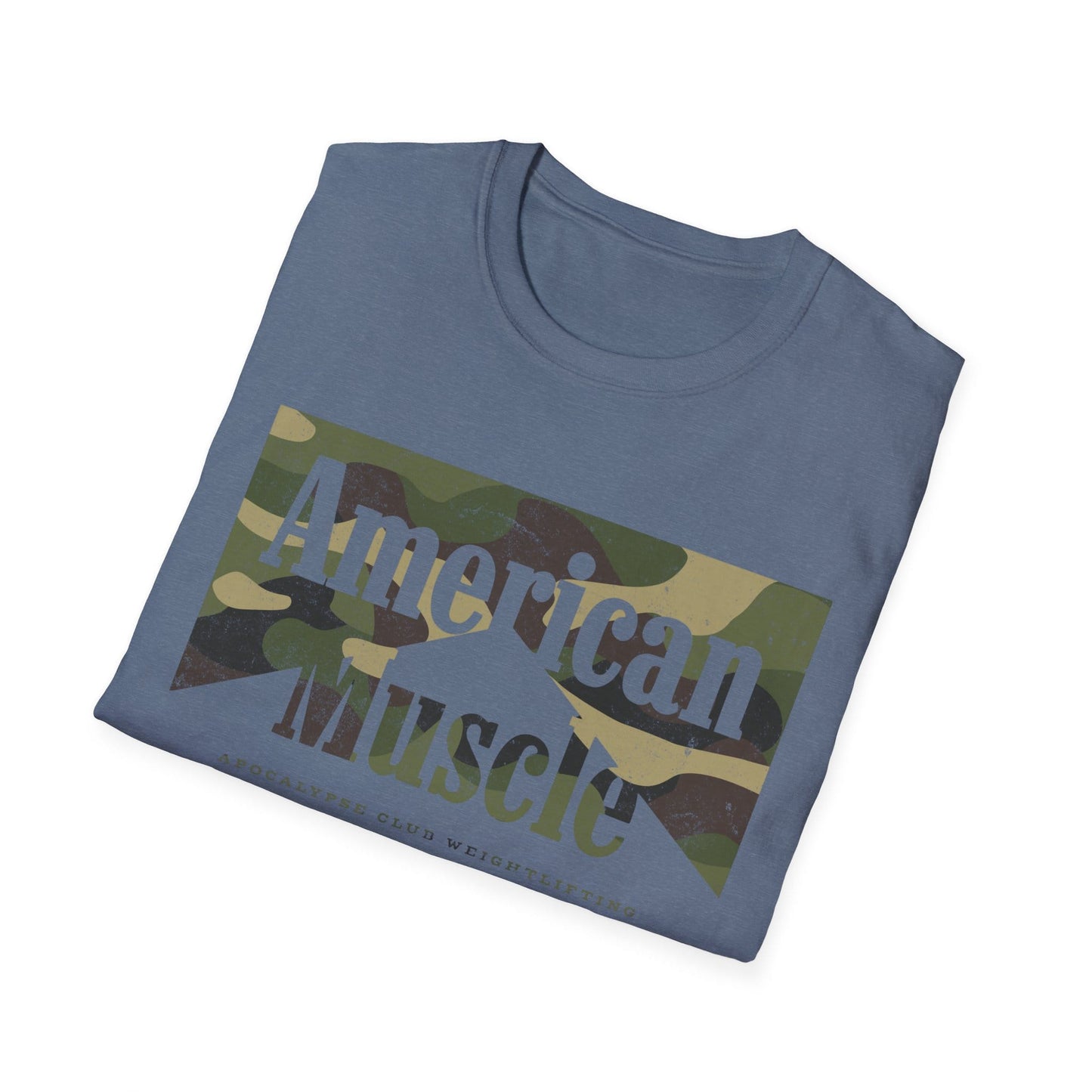 Camo Western American Muscle T-Shirt