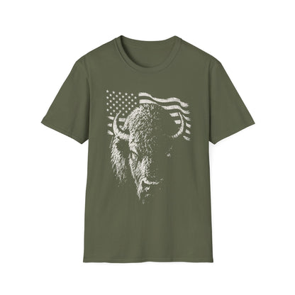 USA Bison Strength T-Shirt