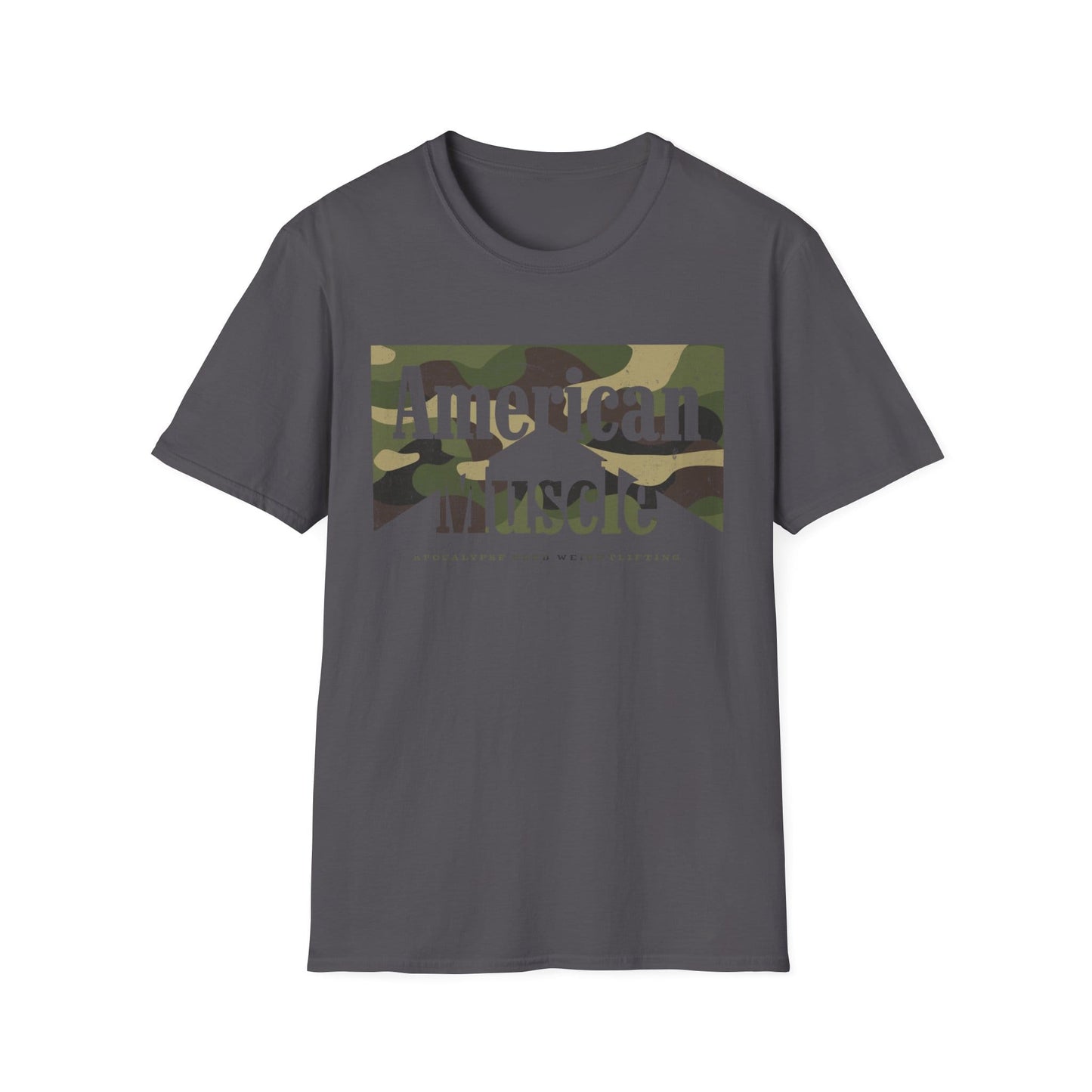 Camo Western American Muscle T-Shirt