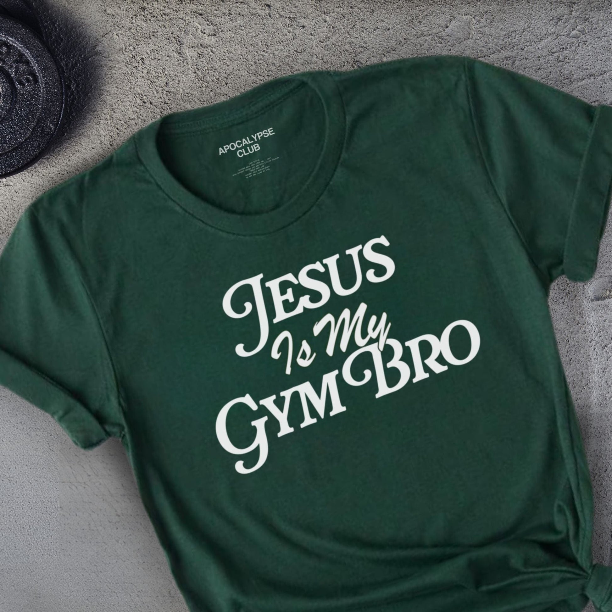 Jesus Is My Gym Bro T-Shirt - Apocalypse Club