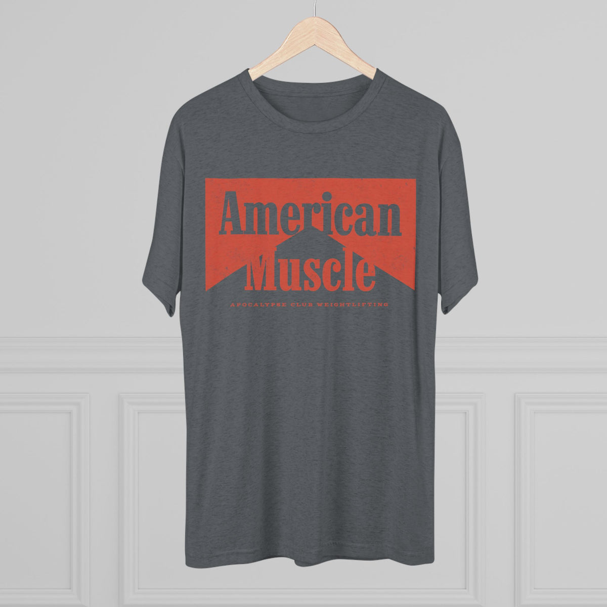 Western American Muscle Tri-Blend T-Shirt