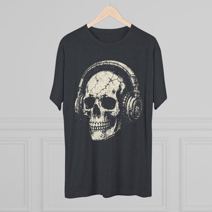 Locked In Skull Tri-Blend T-Shirt