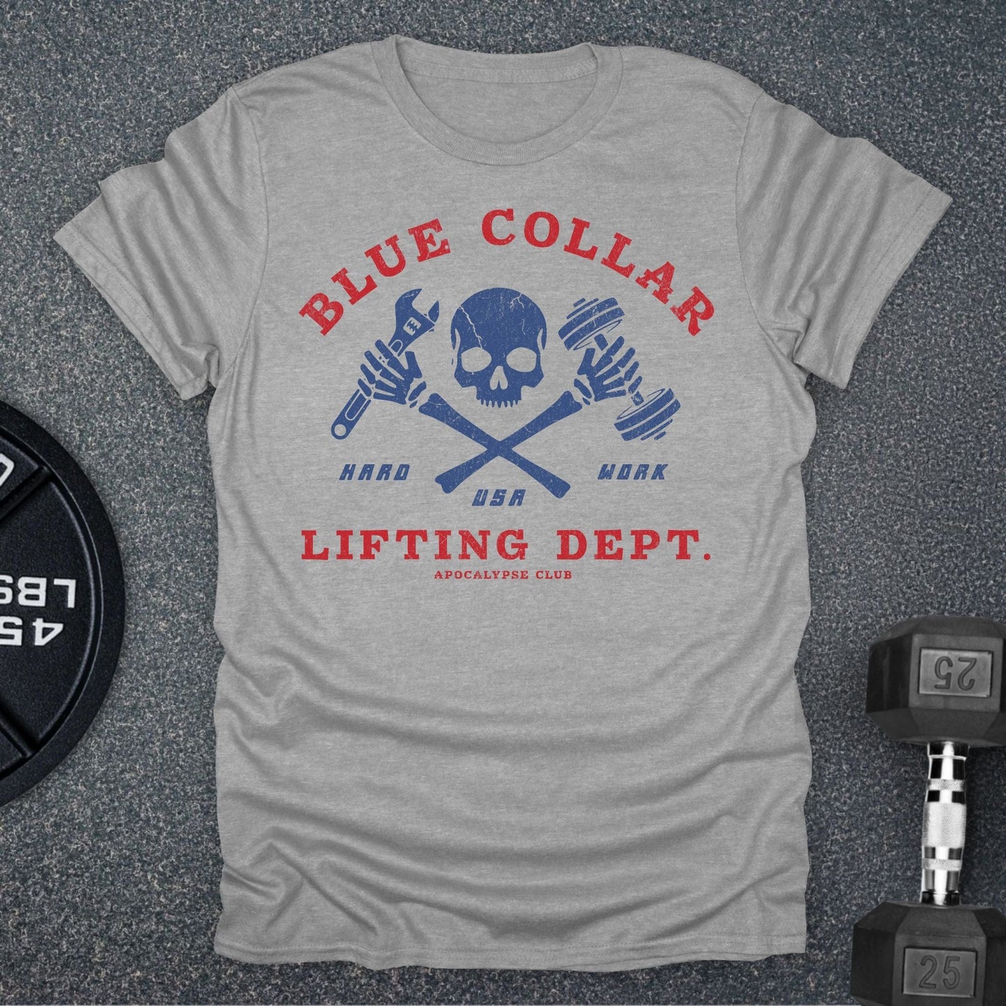 Blue Collar Lifting T-Shirt