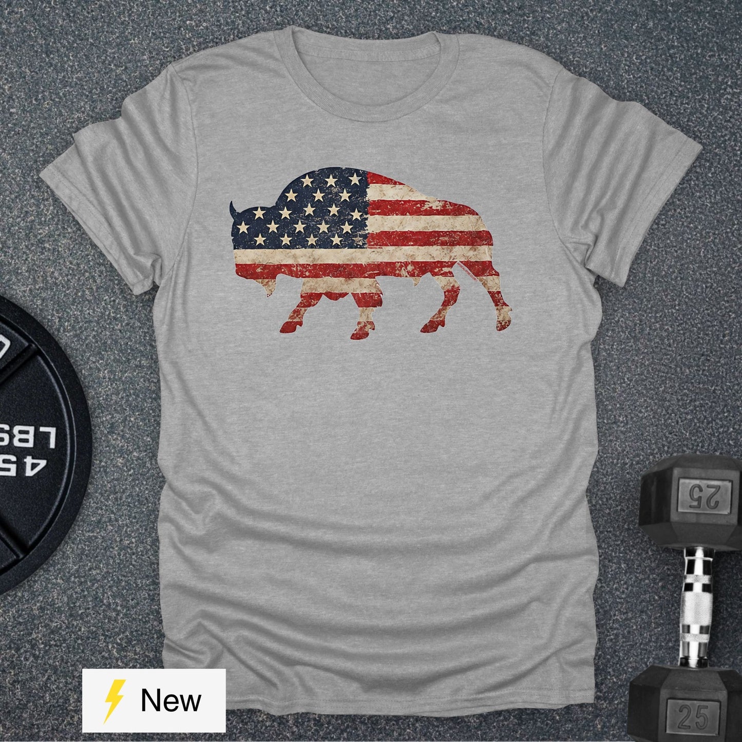 USA Bison T-Shirt