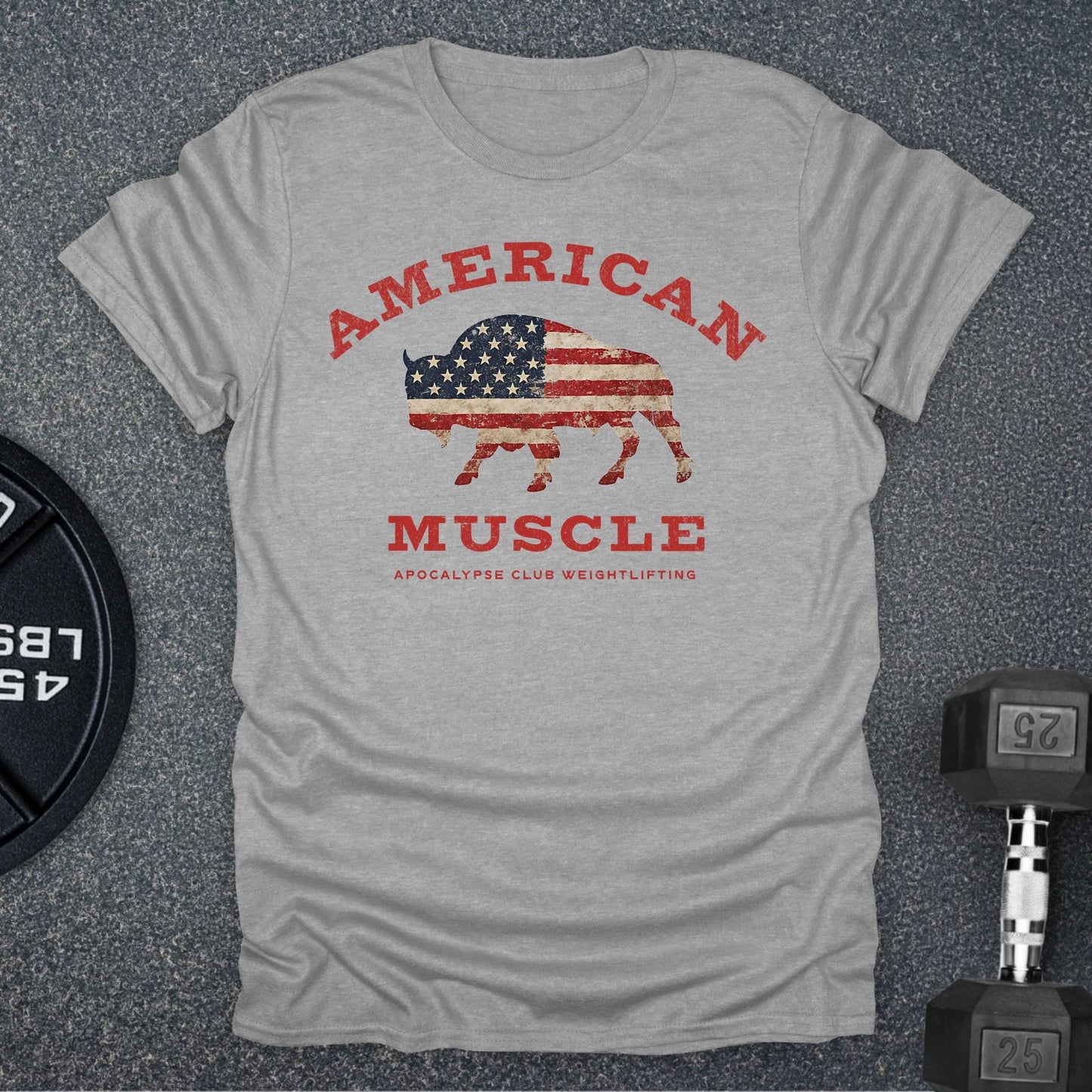 American Muscle Bison T-Shirt