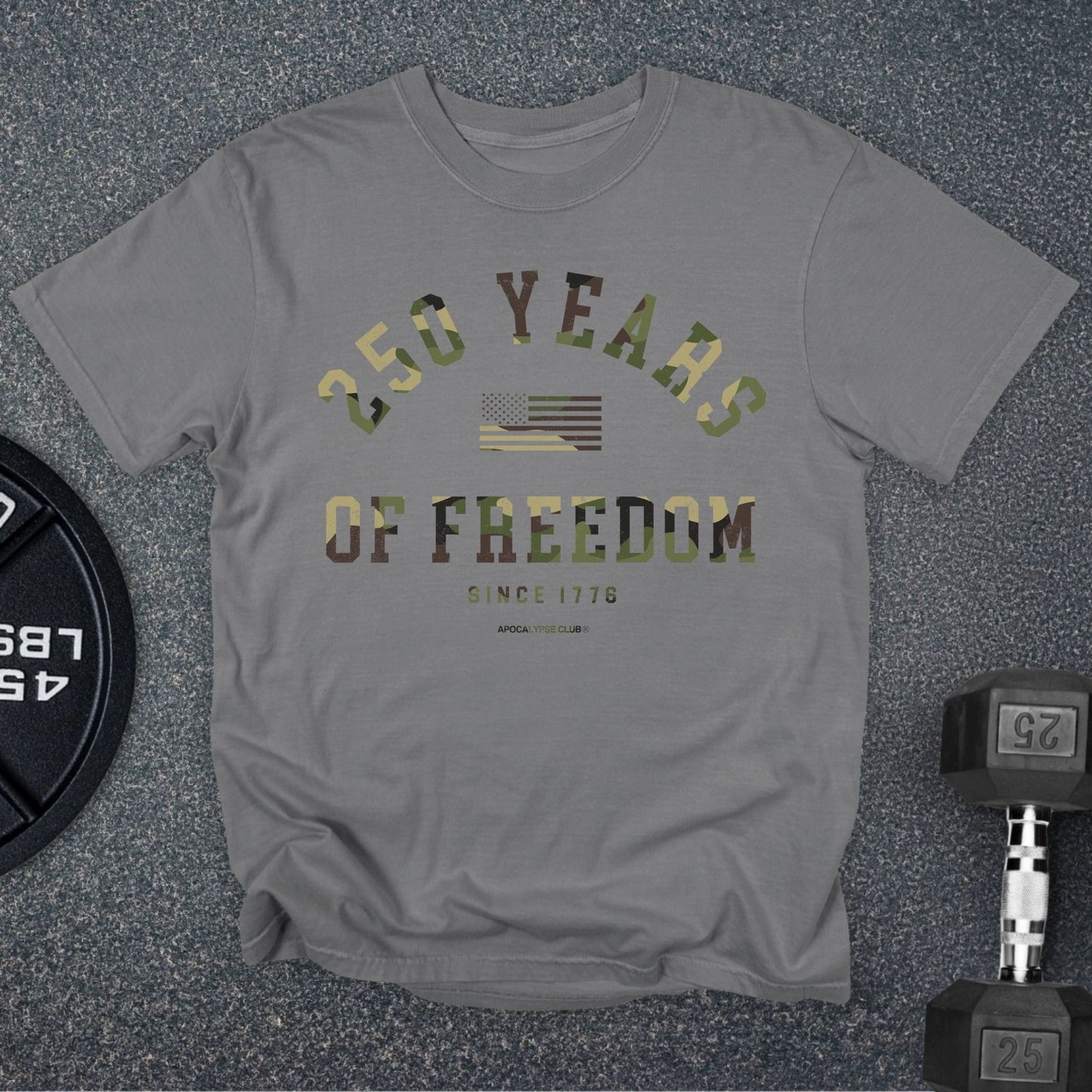 Camo 250 Years Of Freedom Premium T-Shirt