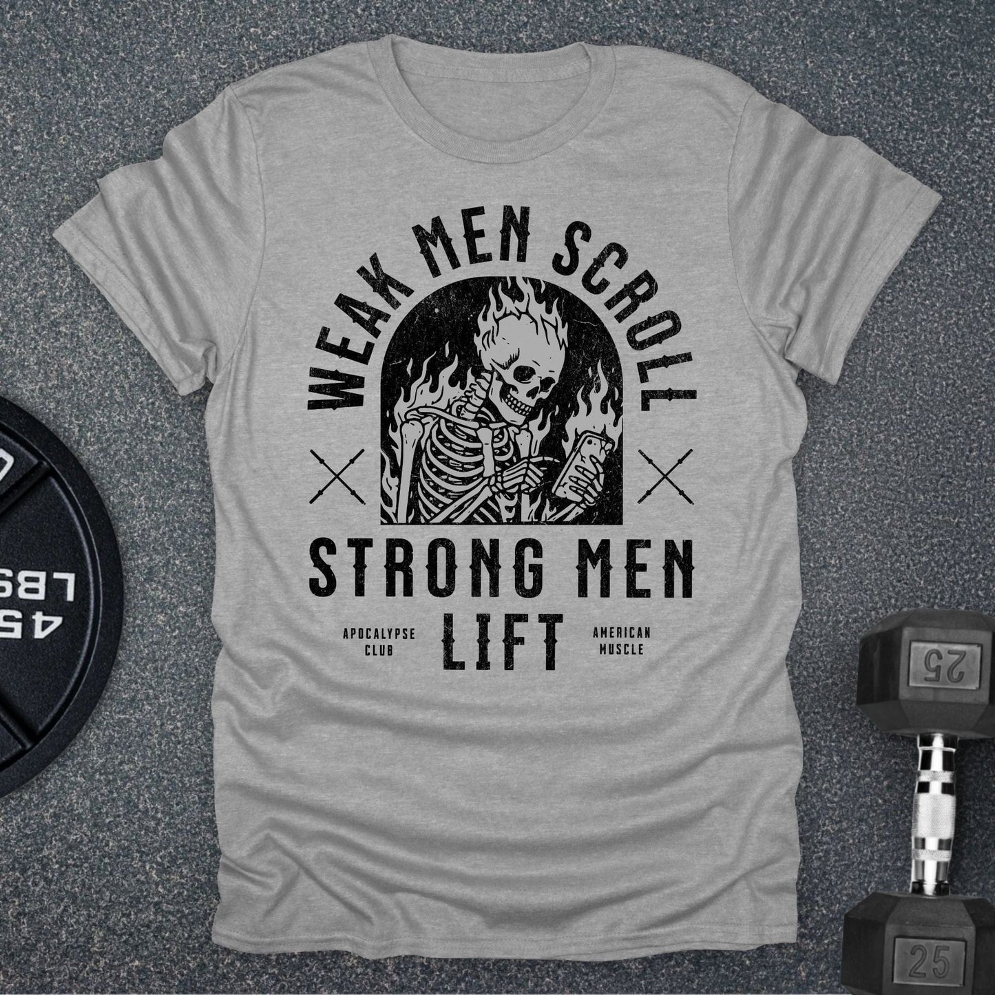 Weak Men Scroll T-Shirt