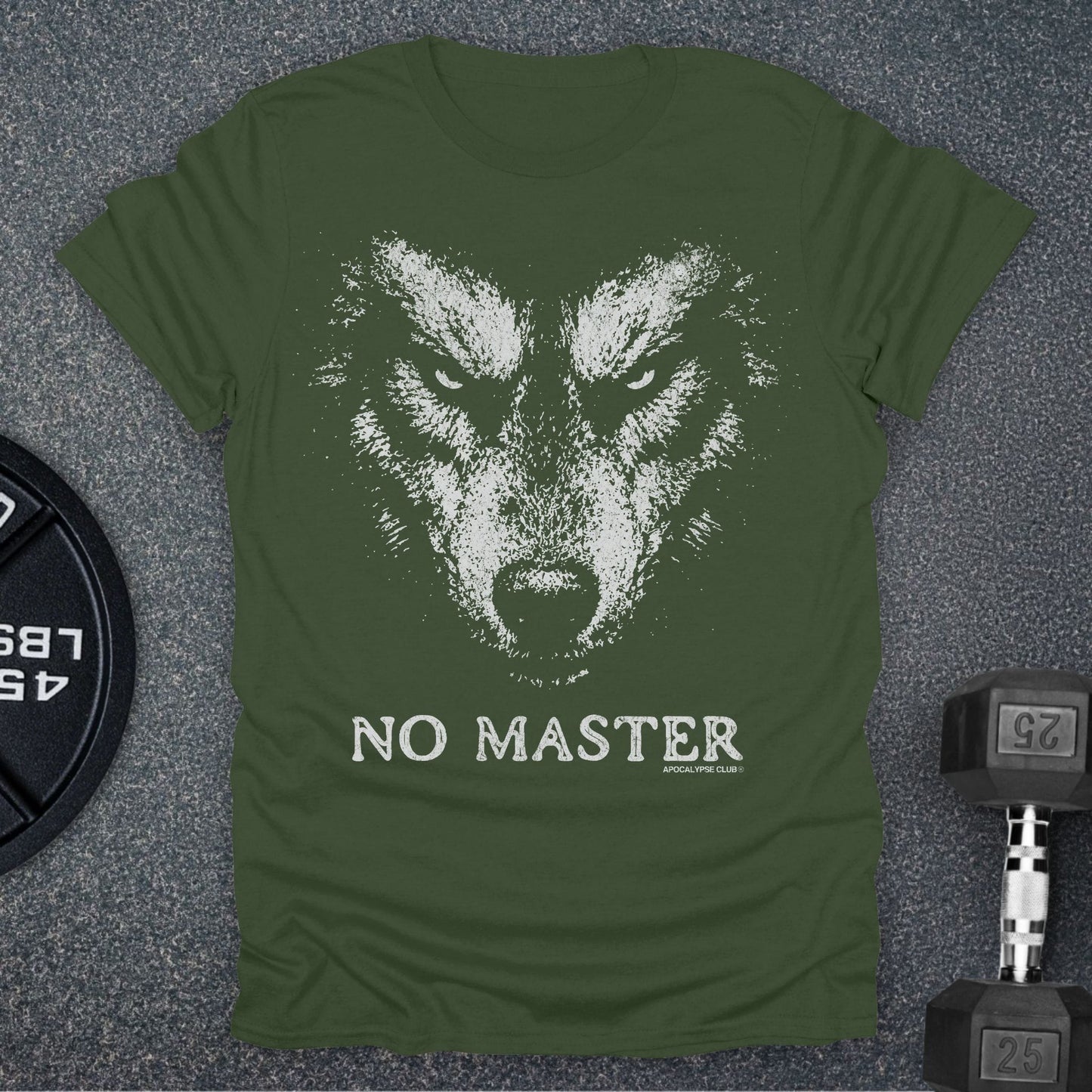 No Master Wolf T-Shirt
