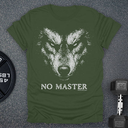 No Master Wolf T-Shirt