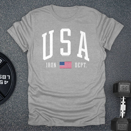 USA Iron Dept T-Shirt