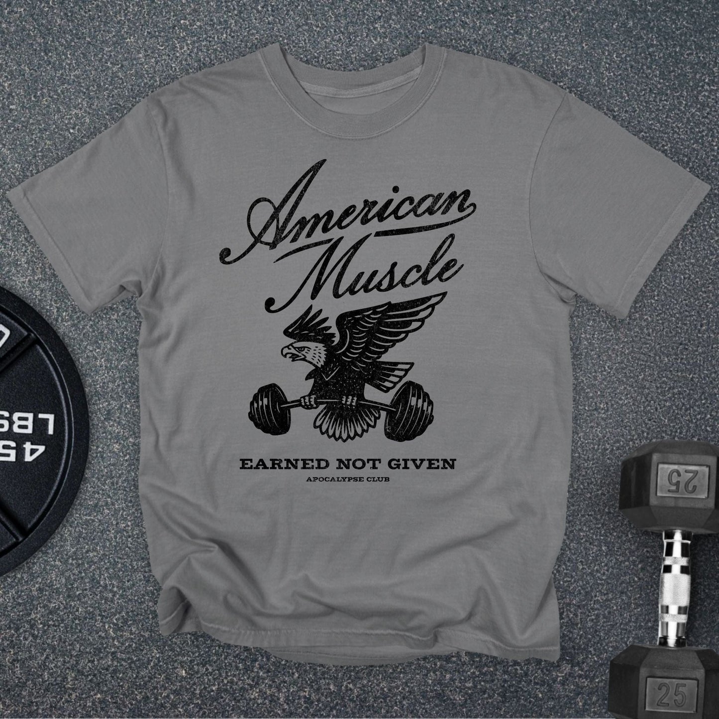American Muscle Emblem Premium T-Shirt