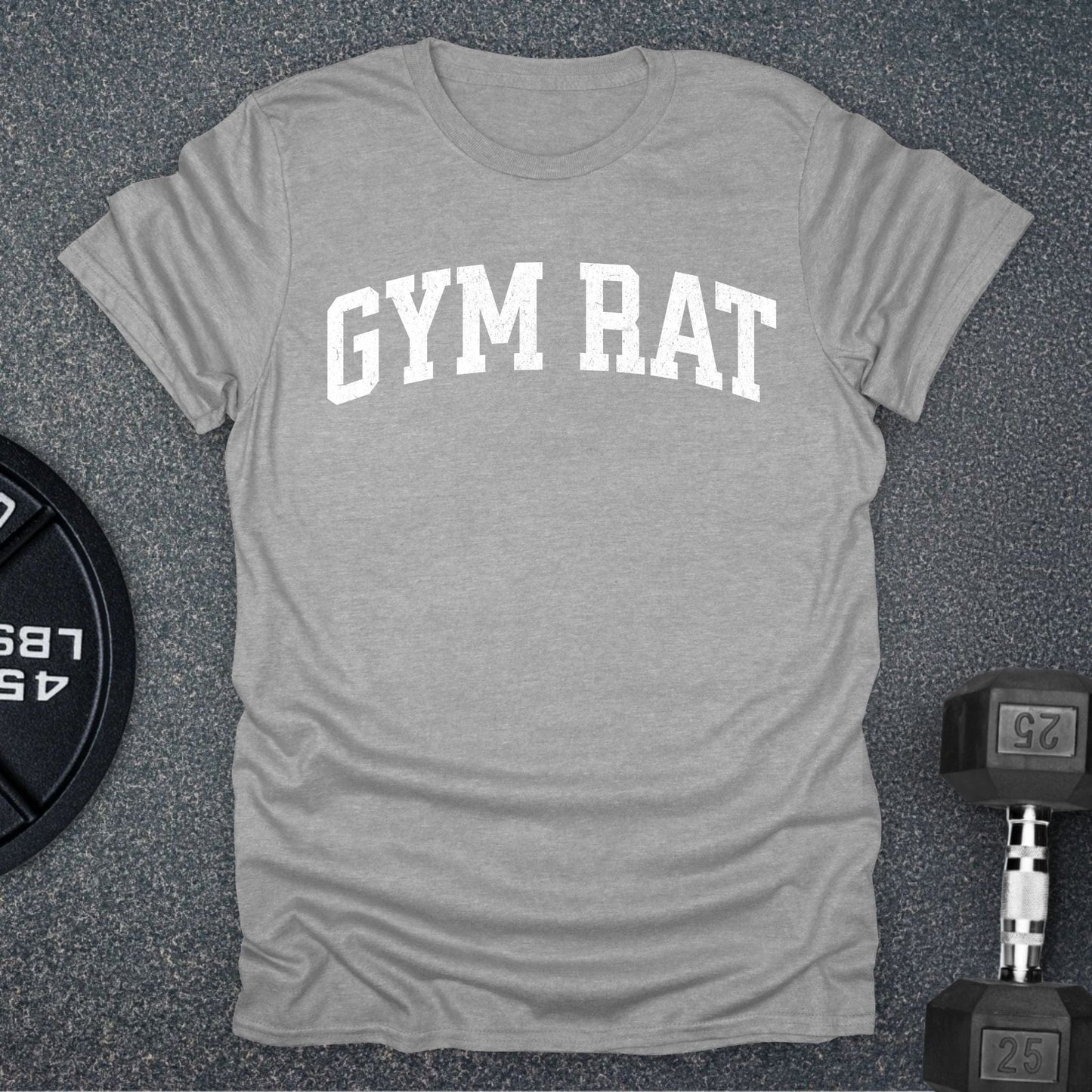 College Gym Rat T-Shirt