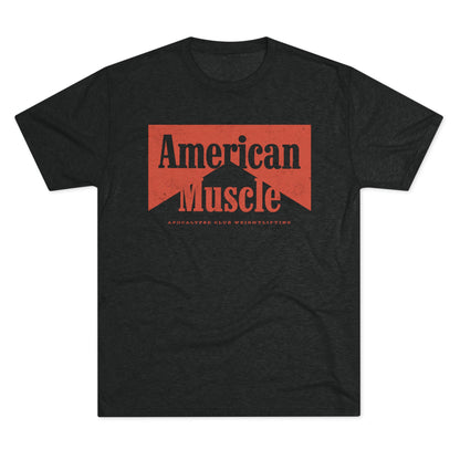 Western American Muscle Tri-Blend T-Shirt