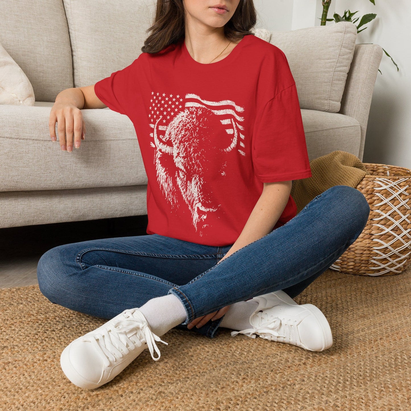 USA Bison Strength T-Shirt