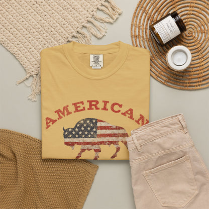 Fall American Muscle Bison Premium T-Shirt