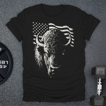 USA Bison Strength T-Shirt