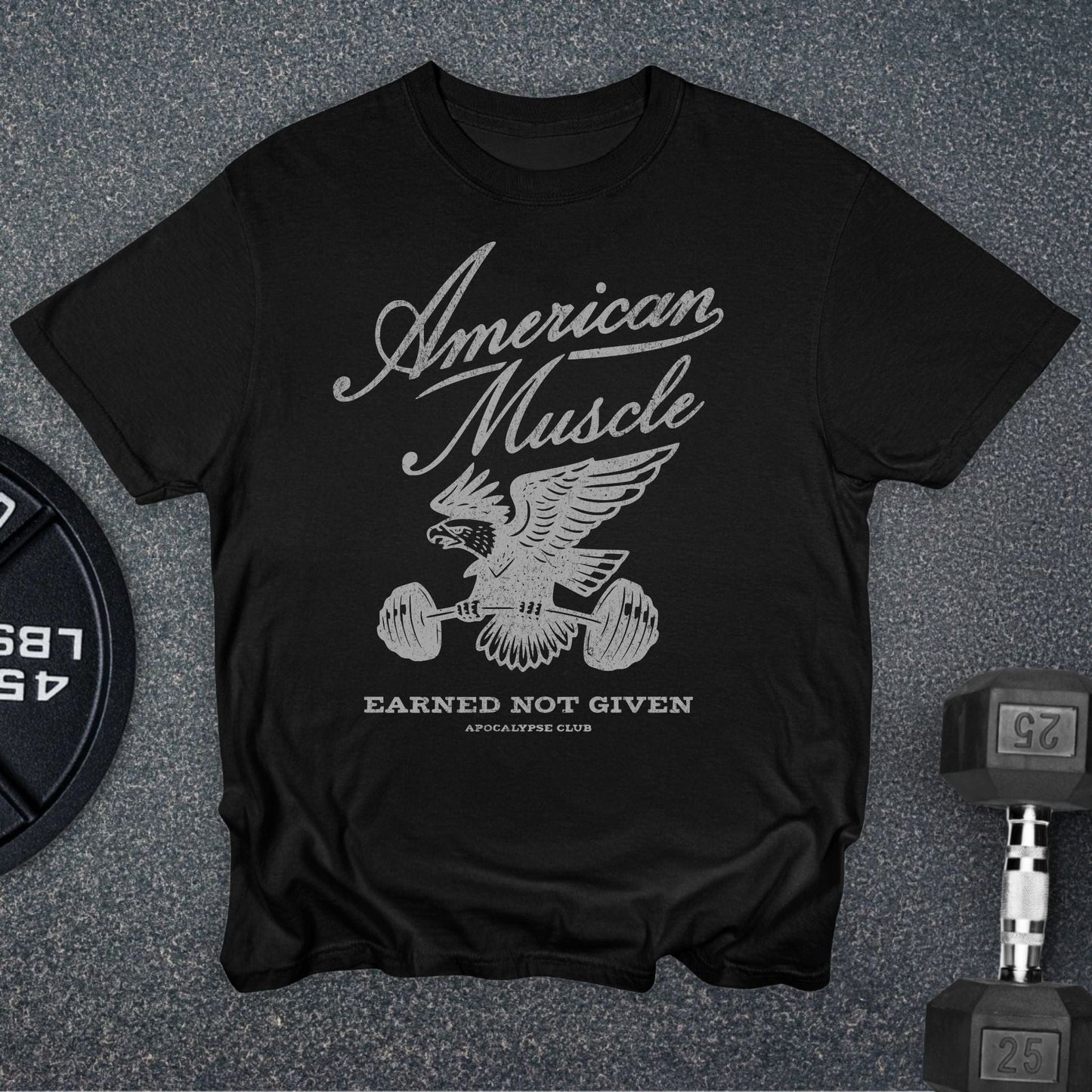 American Muscle Emblem Premium T-Shirt