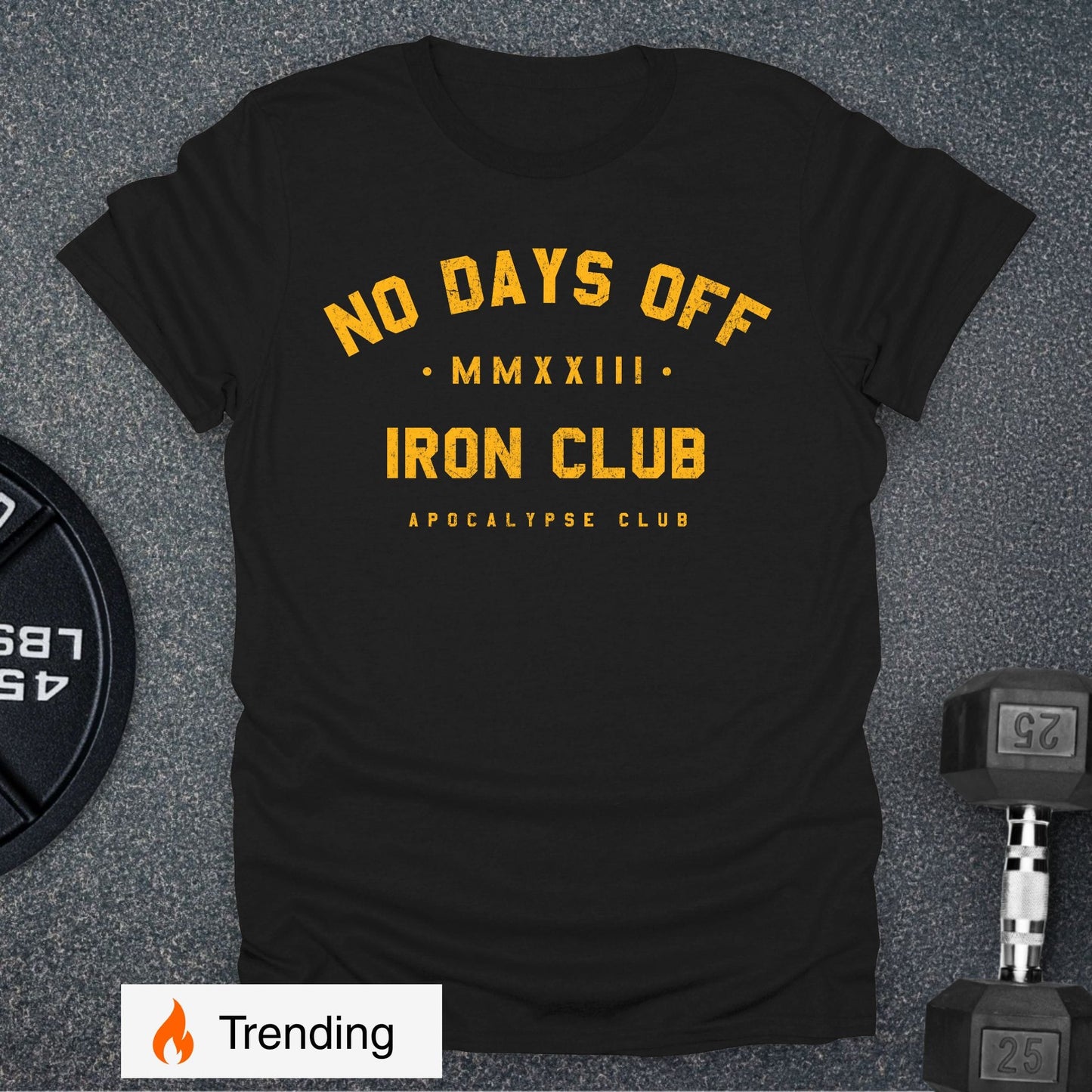 No Days Off Iron Club T-Shirt
