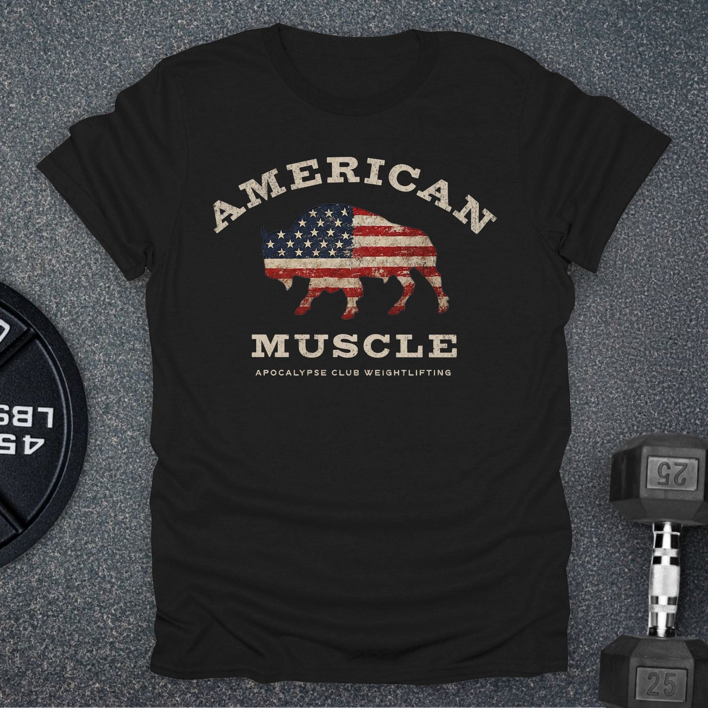 American Muscle Bison T-Shirt