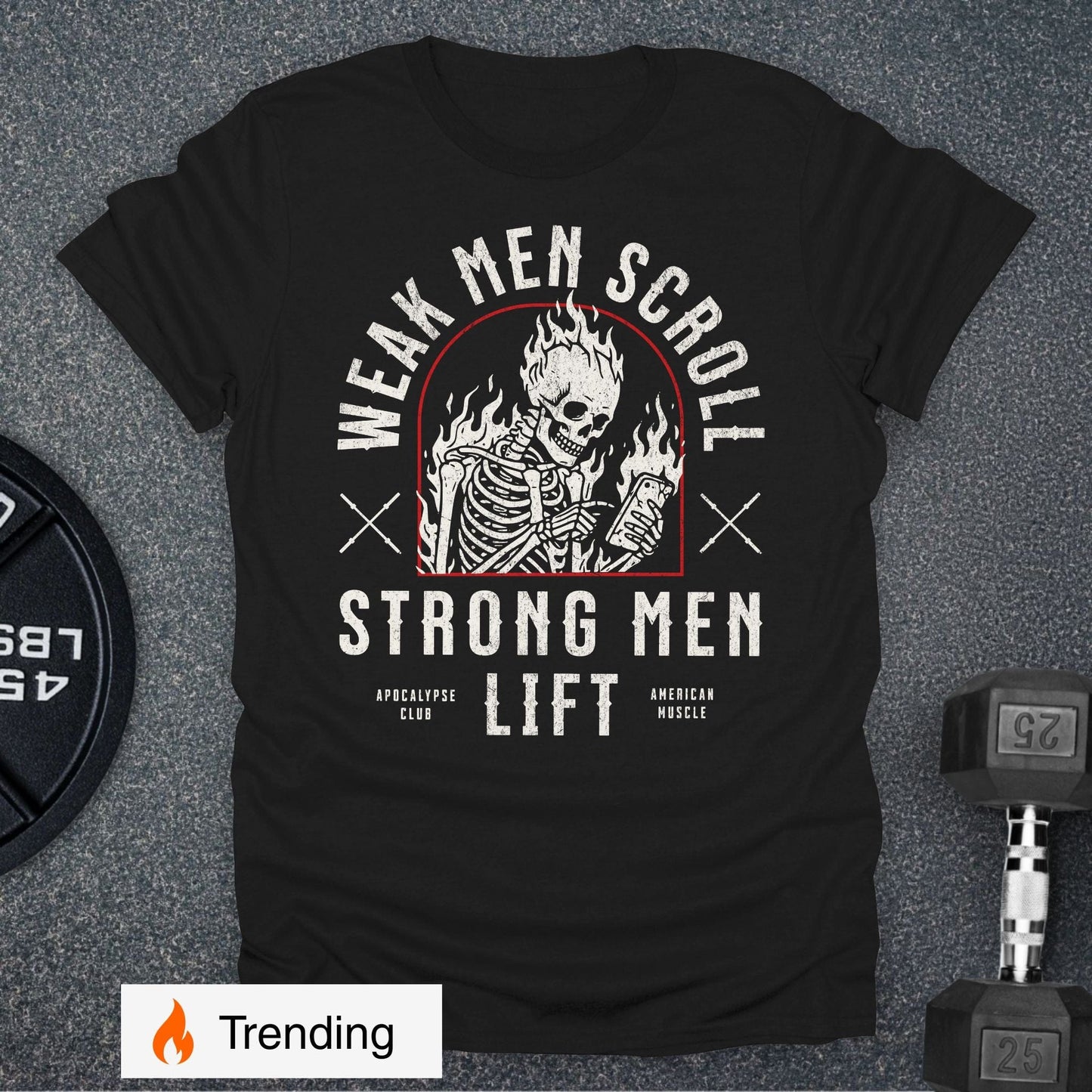 Weak Men Scroll T-Shirt