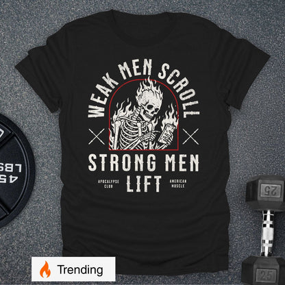 Weak Men Scroll T-Shirt