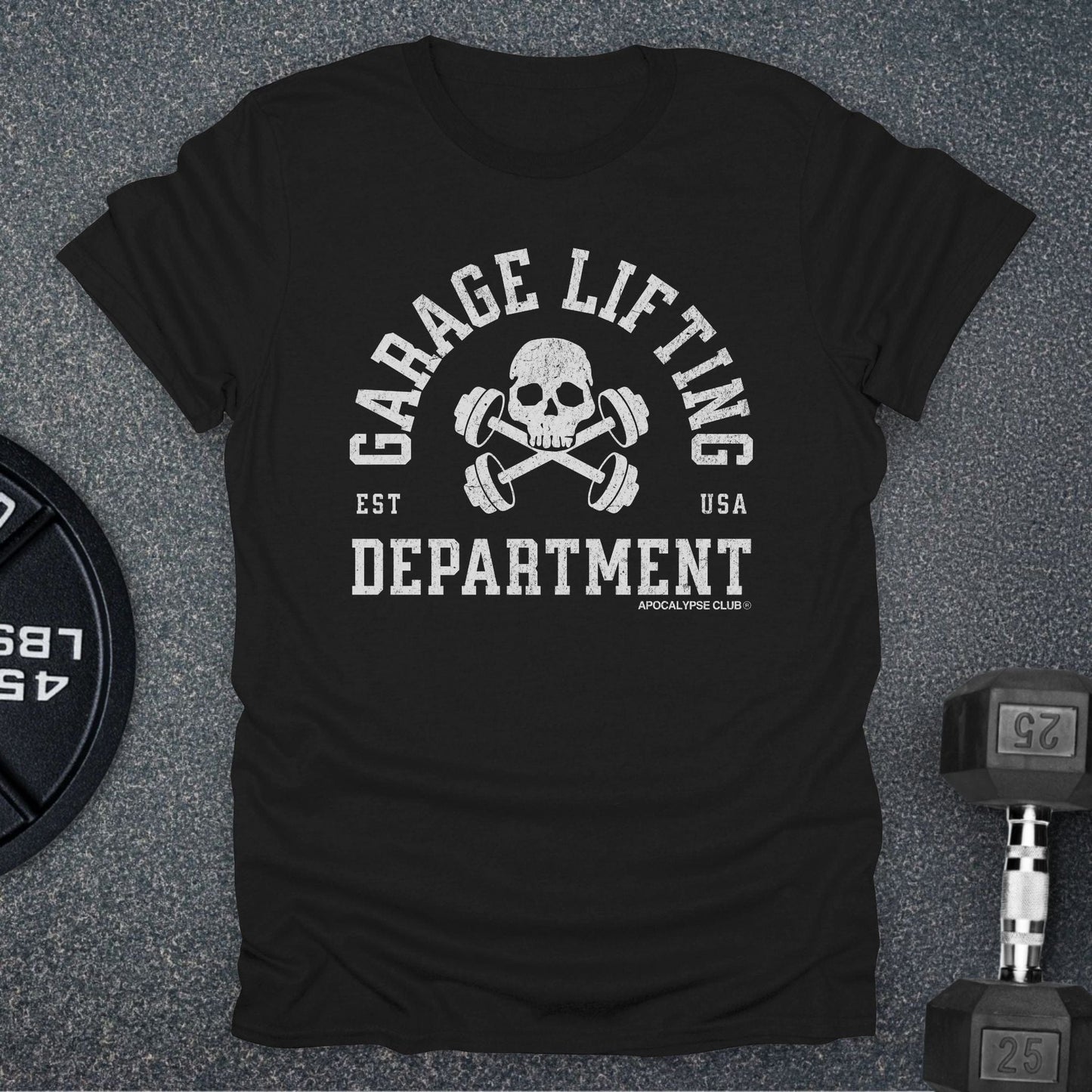 Garage Lifting Department T-Shirt