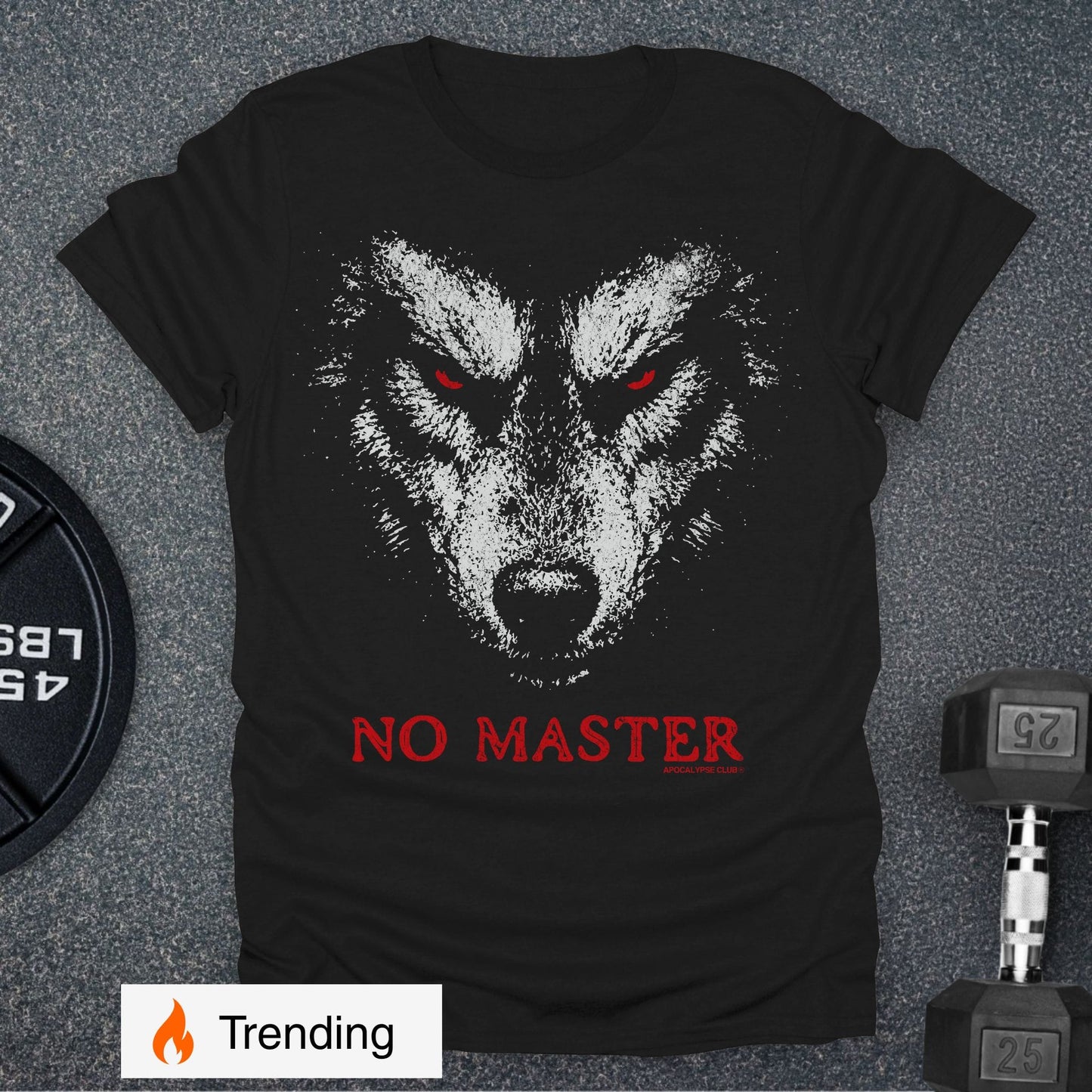 No Master Wolf T-Shirt
