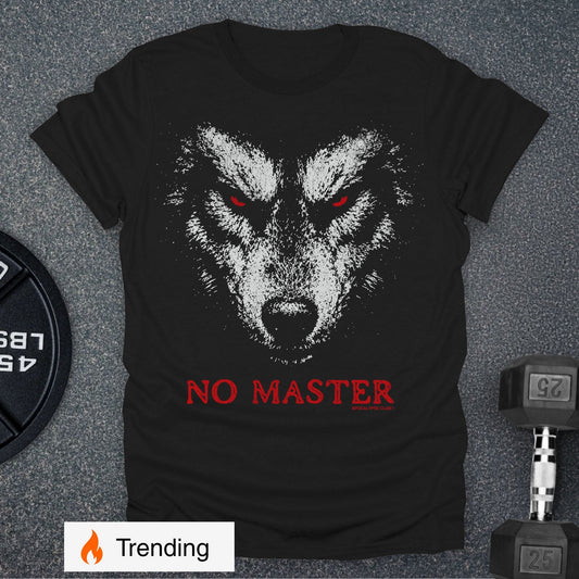 No Master Wolf T-Shirt