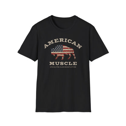 American Muscle Bison T-Shirt
