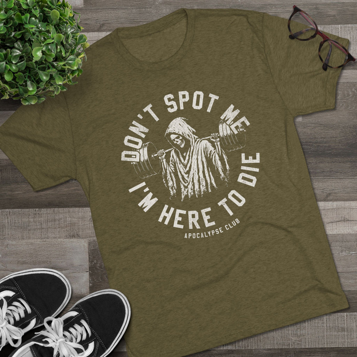 Don't Spot Me Crest Tri-Blend T-Shirt
