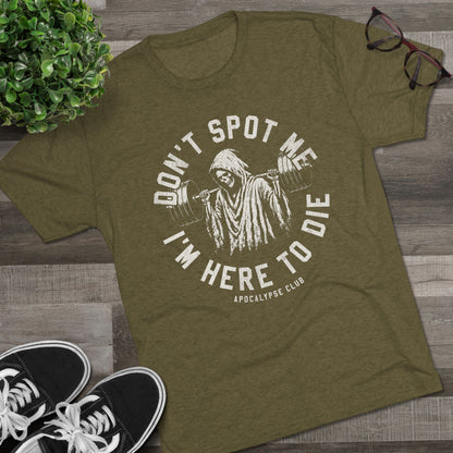 Don't Spot Me Crest Tri-Blend T-Shirt
