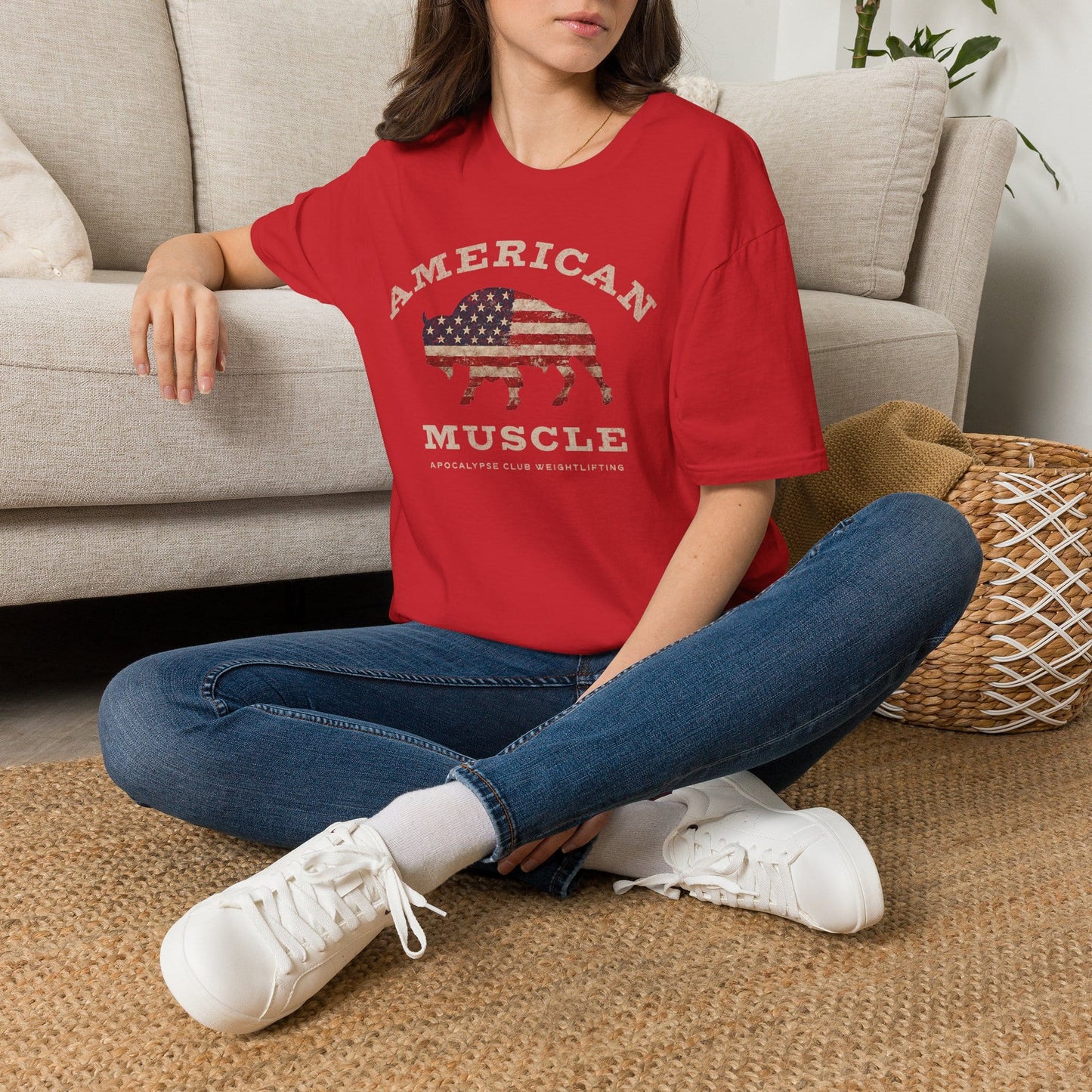 American Muscle Bison T-Shirt