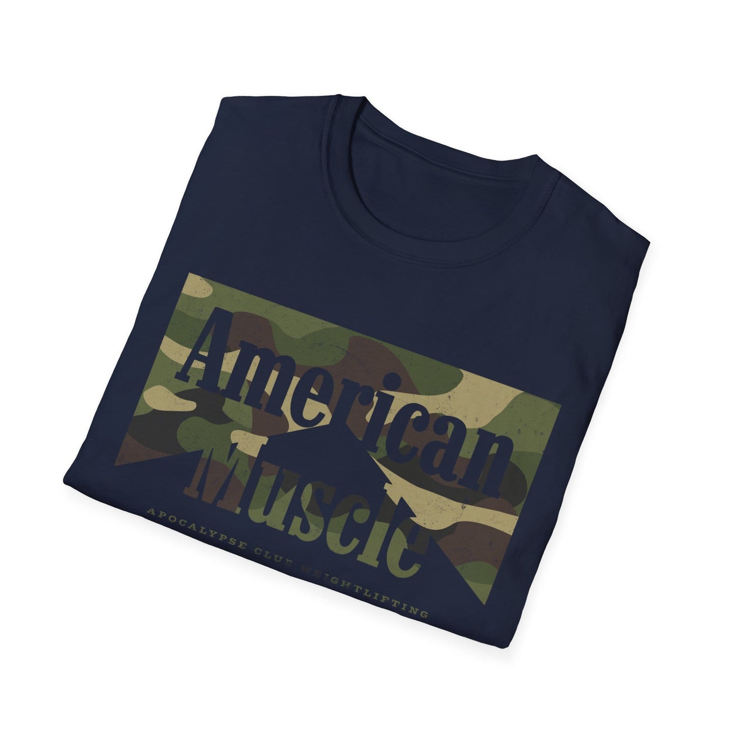 Camo Western American Muscle T-Shirt