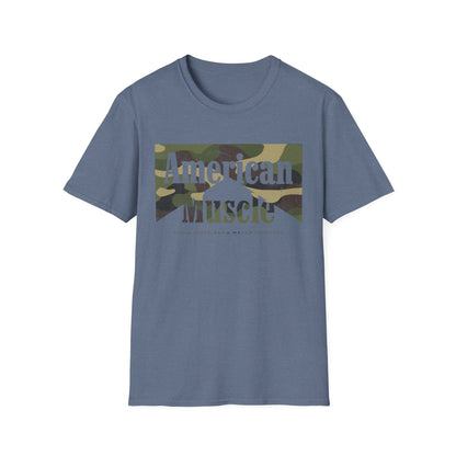 Camo Western American Muscle T-Shirt