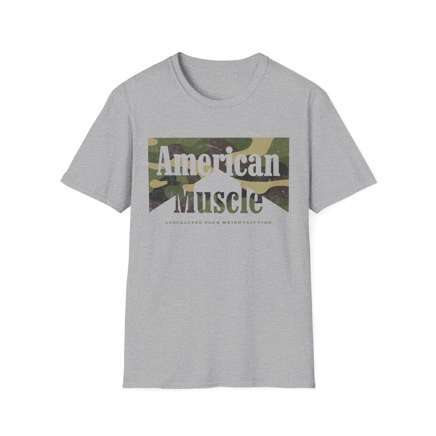 Camo Western American Muscle T-Shirt