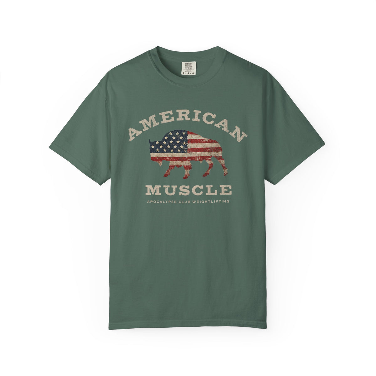 Fall American Muscle Bison Premium T-Shirt