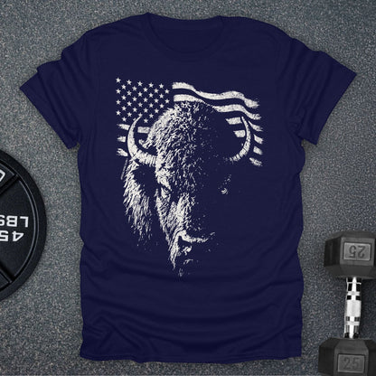 USA Bison Strength T-Shirt