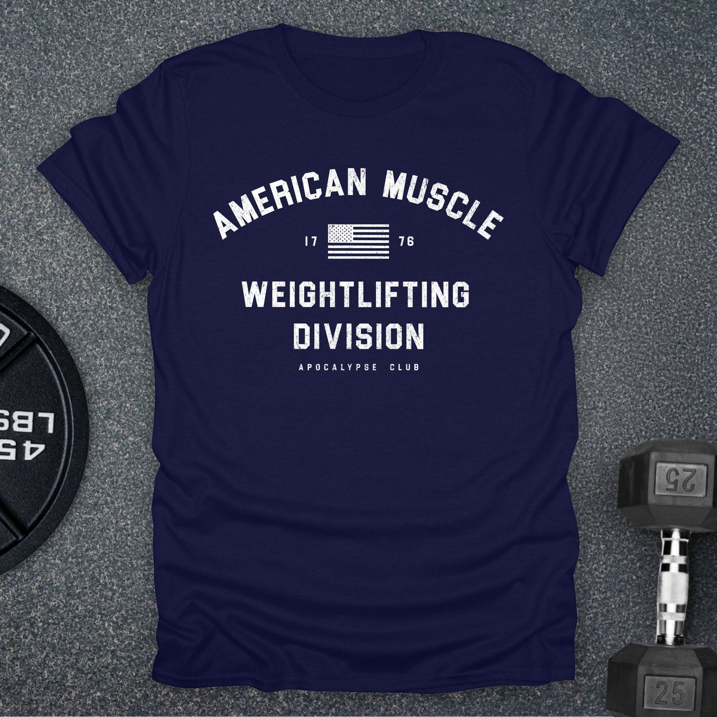 American Muscle Weightlifting T-Shirt