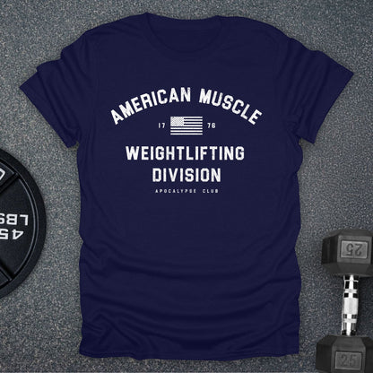 American Muscle Weightlifting T-Shirt