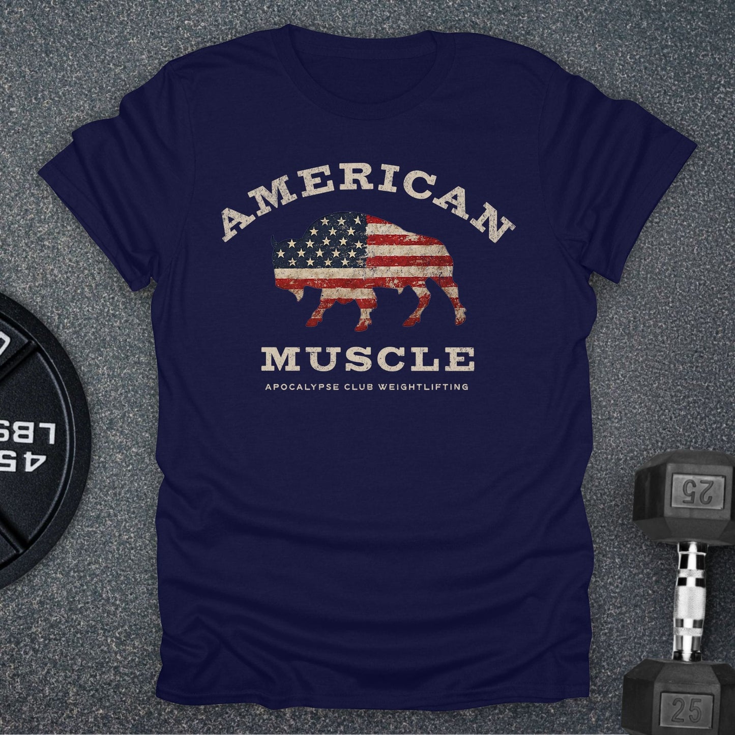 American Muscle Bison T-Shirt