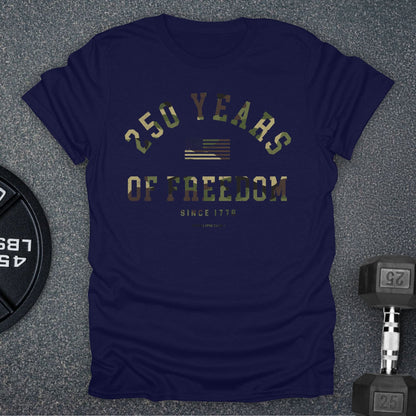 Camo 250 Years Of Freedom T-Shirt