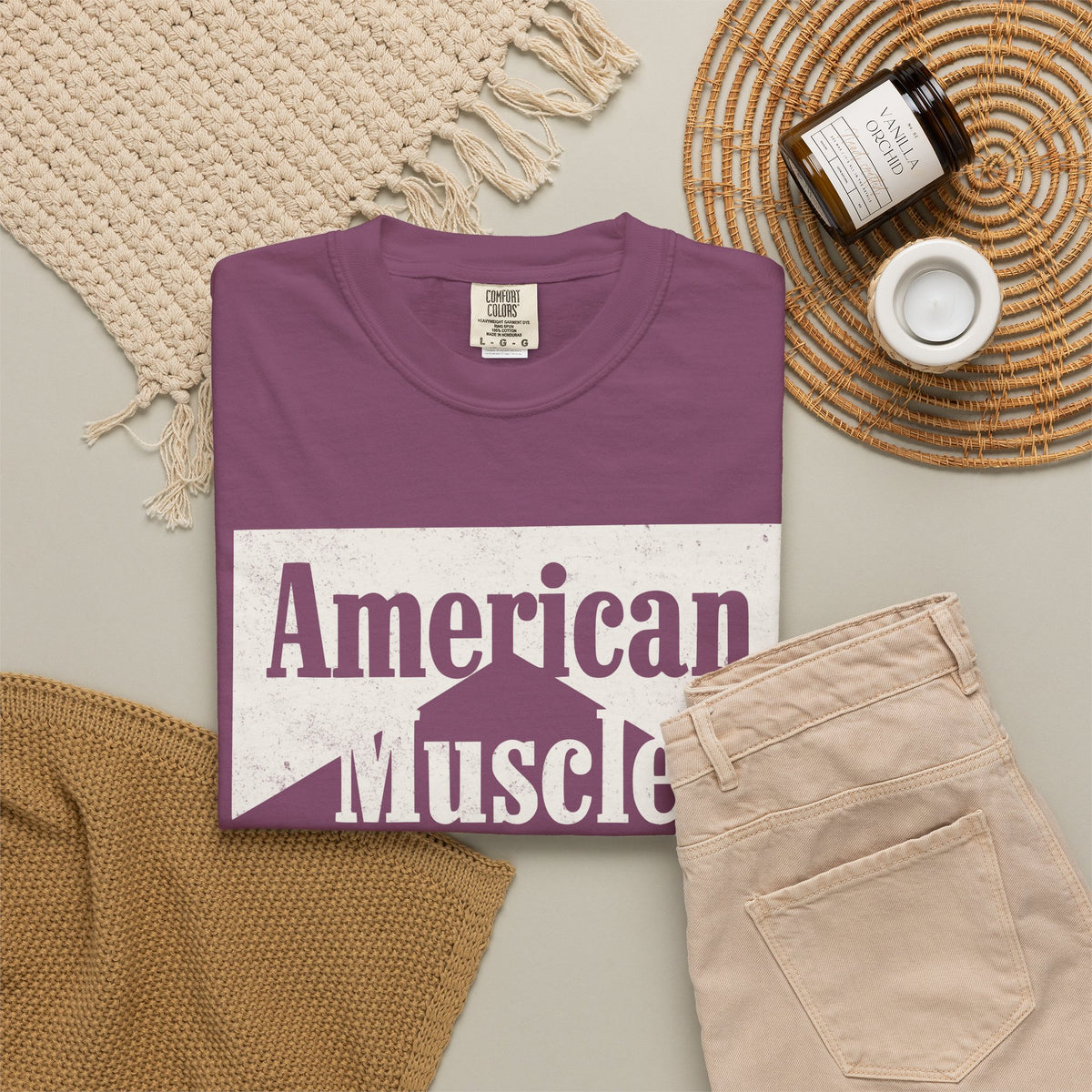 Fall Western American Muscle Premium T-Shirt