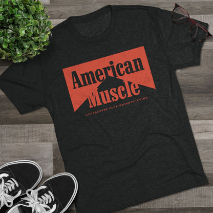 Western American Muscle Tri-Blend T-Shirt