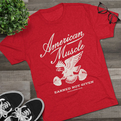 American Muscle Emblem Tri-Blend T-Shirt