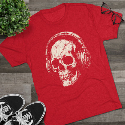 Locked In Skull Tri-Blend T-Shirt