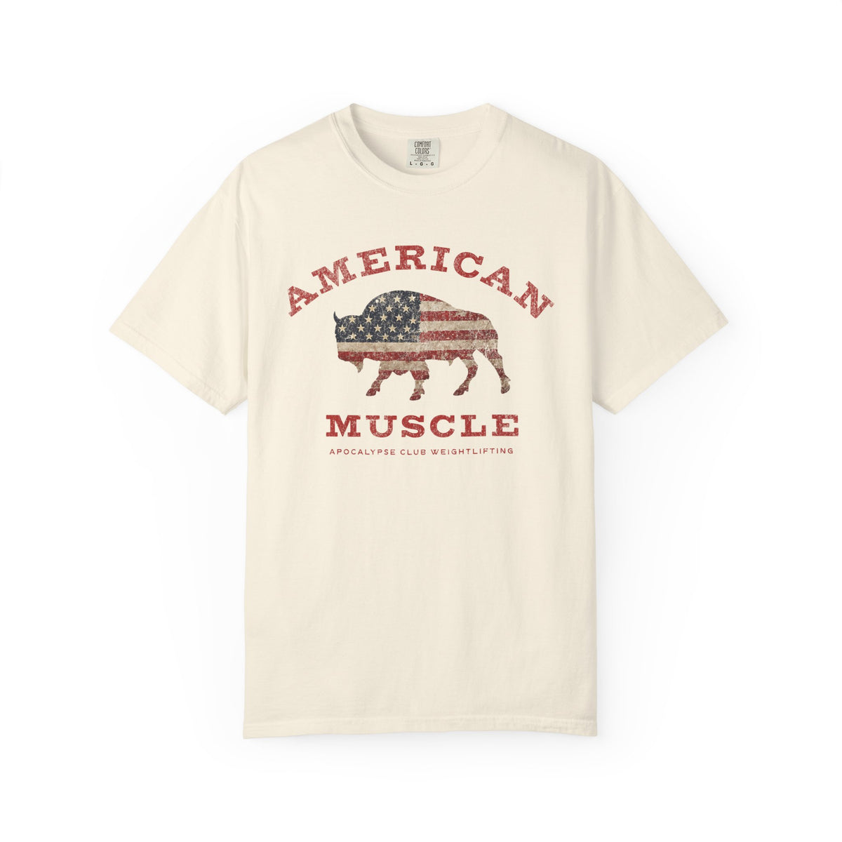 Fall American Muscle Bison Premium T-Shirt