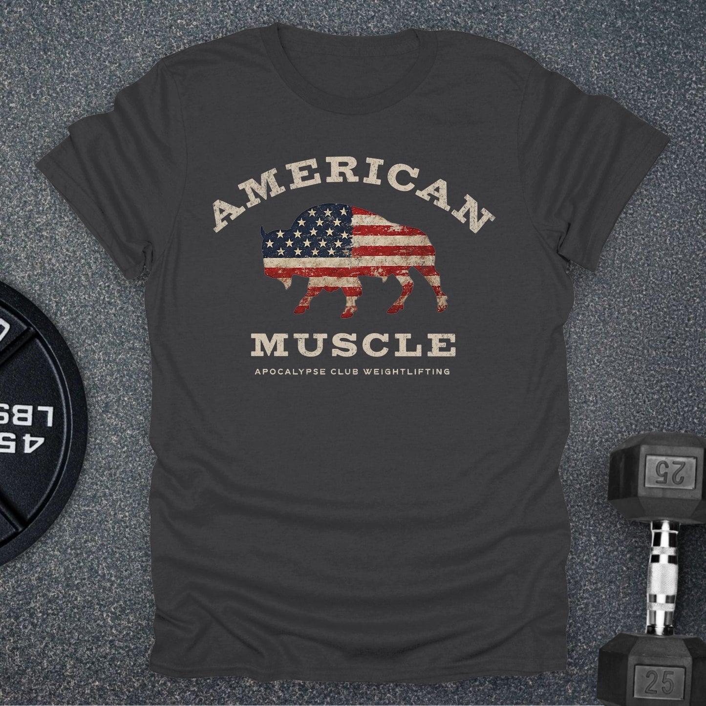 American Muscle Bison T-Shirt